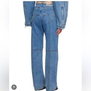Jacquemus Le Chouchou ‘le de nimes caraco’ jeans in blue